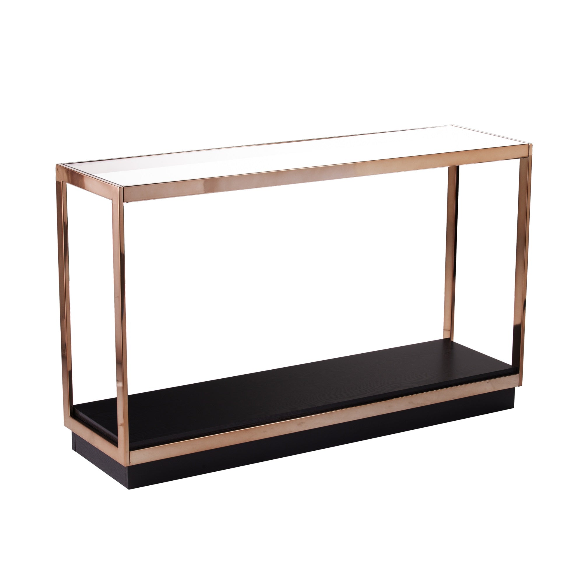 Lexina Glass-Top Console Table