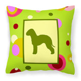 Caroline'S Treasures Ck1013Pw1414 Bedlington Terrier Decorative Canvas Fabric Pillow, Large, Multicolor