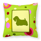 Caroline'S Treasures Ck1055Pw1414 Sealyham Terrier Decorative Canvas Fabric Pillow, Large, Multicolor