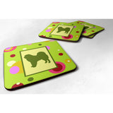 Caroline'S Treasures Ck1095Fc Tibetan Mastiff Foam Coasters (Set Of 4), 3.5 H X 3.5 W, Multicolor