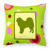 Caroline'S Treasures Ck1095Pw1414 Tibetan Mastiff Decorative Canvas Fabric Pillow, Large, Multicolor