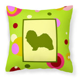 Caroline'S Treasures Ck1101Pw1414 Havanese Decorative Canvas Fabric Pillow, Large, Multicolor