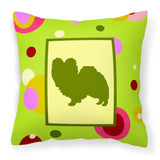 Caroline'S Treasures Ck1105Pw1414 Papillon Decorative Canvas Fabric Pillow, Large, Multicolor