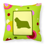 Caroline'S Treasures Ck1112Pw1414 Bearded Collie Decorative Canvas Fabric Pillow, Large, Multicolor