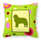 Caroline'S Treasures Ck1117Pw1414 Bernese Mountain Dog Decorative Canvas Fabric Pillow, Large, Multicolor