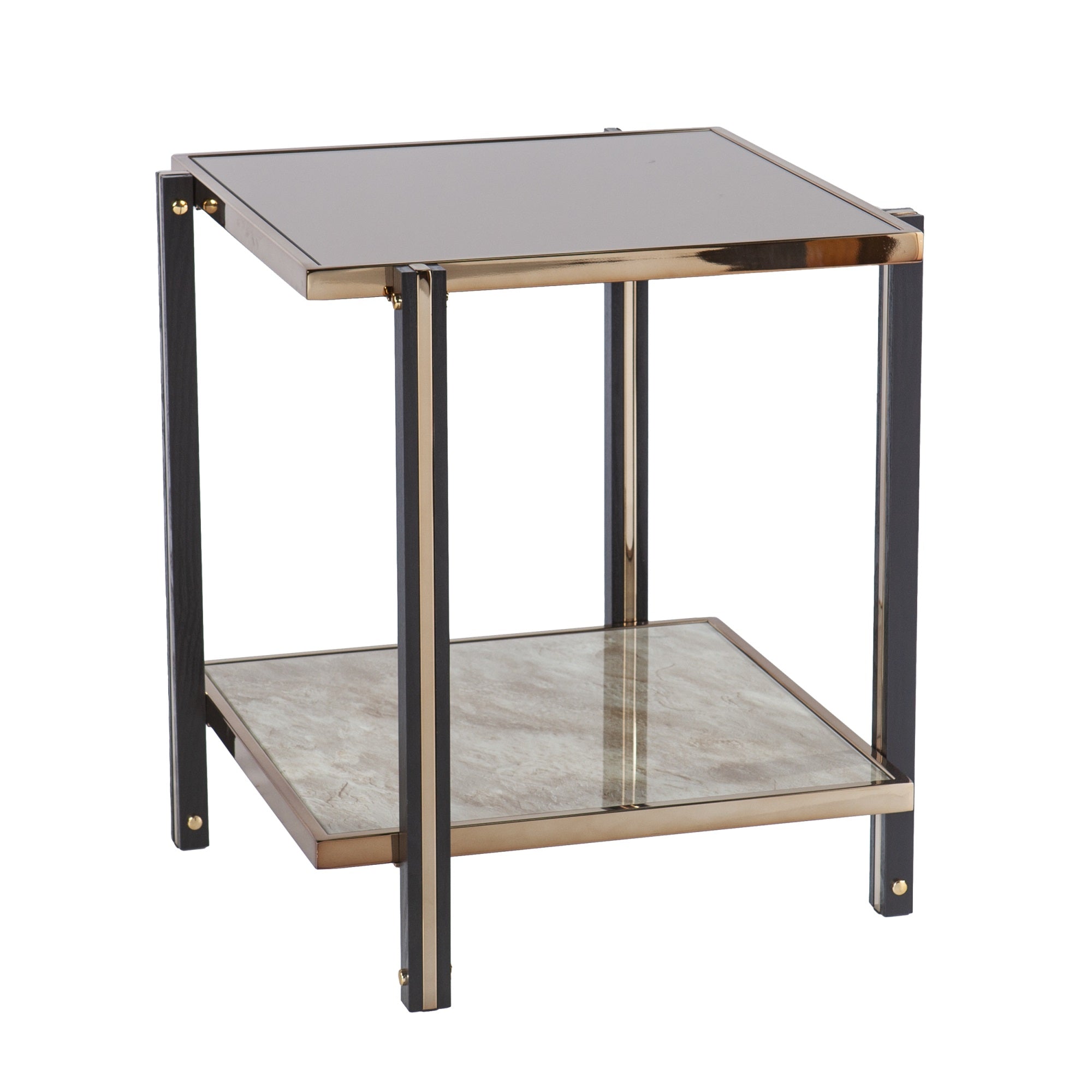 Thornsett End Table W/ Mirrored Top