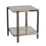 Thornsett End Table W/ Mirrored Top