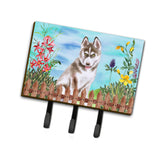 Caroline'S Treasures Siberian Husky Grey Spring Wall Hook, Triple