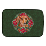 Caroline'S Treasures Ck1573Ddm Dish Drying Mat, 14 X 21, Christmas Wreath
