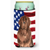 Caroline'S Treasures Ck1721Tbc Patriotic Usa Newfoundland Tall Boy Hugger Cold-Beverage-Koozies, Multicolor