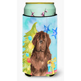 Caroline'S Treasures Ck1869Tbc Christmas Tree Newfoundland Tall Boy Hugger Cold-Beverage-Koozies, Multicolor