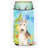 Caroline'S Treasures Ck1873Tbc Christmas Tree Lakeland Terrier Tall Boy Hugger Cold-Beverage-Koozies, Multicolor