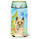 Caroline'S Treasures Ck1883Tbc Christmas Tree Cairn Terrier Tall Boy Hugger Cold-Beverage-Koozies, Multicolor