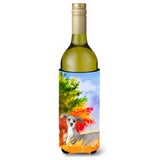 Caroline'S Treasures Ck1939Literk Fall Italian Greyhound Wine Bottle Hugger Cold-Beverage-Koozies, 750 Ml, Multicolor