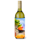 Caroline'S Treasures Ck1942Literk Fall German Shepherd Wine Bottle Hugger Cold-Beverage-Koozies, 750 Ml, Multicolor
