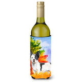 Caroline'S Treasures Ck1956Literk Fall French Bulldog Wine Bottle Hugger Cold-Beverage-Koozies, 750 Ml, Multicolor