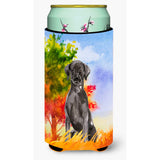 Caroline'S Treasures Ck1957Tbc Fall Black Labrador Retriever Tall Boy Hugger Cold-Beverage-Koozies, Multicolor