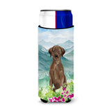 Caroline'S Treasures Ck1986Muk Michelob Ultra Hugger For Slim Cans Cold-Beverage-Koozies, Multicolor