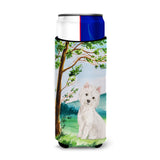 Caroline'S Treasures Ck2000Muk Michelob Ultra Hugger For Slim Cans Cold-Beverage-Koozies, Multicolor