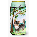 Caroline'S Treasures Ck2007Tbc Under The Tree Chihuahua Tall Boy Hugger Cold-Beverage-Koozies, Multicolor