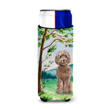 Caroline'S Treasures Ck2023Muk Michelob Ultra Hugger For Slim Cans Cold-Beverage-Koozies, Multicolor