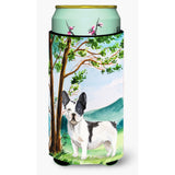 Caroline'S Treasures Ck2026Tbc Under The Tree French Bulldog Tall Boy Hugger Cold-Beverage-Koozies, Multicolor