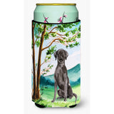 Caroline'S Treasures Ck2027Tbc Under The Tree Black Labrador Tall Boy Hugger Cold-Beverage-Koozies, Multicolor
