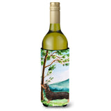 Caroline'S Treasures Ck2028Literk Under The Tree Dachshund Wine Bottle Hugger Cold-Beverage-Koozies, 750 Ml, Multicolor