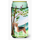 Caroline'S Treasures Ck2029Tbc Under The Tree Beagle Tall Boy Hugger Cold-Beverage-Koozies, Multicolor