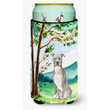 Caroline'S Treasures Ck2032Tbc Under Tree Staffordshire Bull Terrier Tall Boy Hugger Cold-Beverage-Koozies, Multicolor