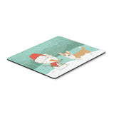 Cardigan Corgi Snowman Christmas Mouse Pad, Hot Pad Or Trivet