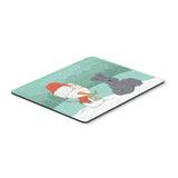 Lakeland Terrier Snowman Christmas Mouse Pad, Hot Pad Or Trivet