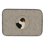 Caroline'S Treasures Ck2163Ddm Australian Shepherd In The Kitchen Dish-Drying-Mats, 14X21, Multicolor