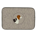 Caroline'S Treasures Ck2166Ddm Beagle In The Kitchen Dish-Drying-Mats, 14X21, Multicolor