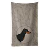 Caroline'S Treasures Ck2180Ktwl Dachshund In The Kitchen Kitchen Towel
