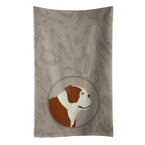 Caroline'S Treasures Ck2183Ktwl English Bulldog In The Kitchen Kitchen Towel