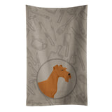 Caroline'S Treasures Ck2193Ktwl Irish Terrier In The Kitchen Kitchen Towel