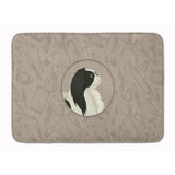 Caroline'S Treasures Japanese Chin In The Kitchen Machine Washable Memory Foam Mat Doormats, Multicolor