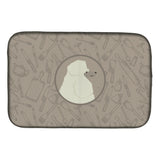 Caroline'S Treasures Ck2203Ddm Poodle In The Kitchen Dish-Drying-Mats, 14X21, Multicolor