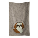 Caroline'S Treasures Ck2210Ktwl Shih Tzu In The Kitchen Kitchen Towel