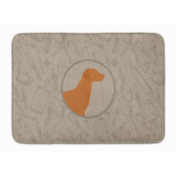 Caroline'S Treasures Vizsla In The Kitchen Machine Washable Memory Foam Mat Doormats, Multicolor