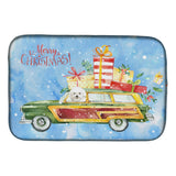 Caroline'S Treasures Ck2395Ddm Merry Christmas Bichon Fris Dish-Drying-Mats, 14X21, Multicolor