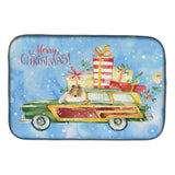 Caroline'S Treasures Ck2418Ddm Merry Christmas Collie Dish-Drying-Mats, 14X21, Multicolor