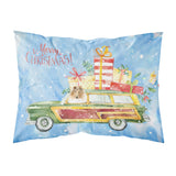 Merry Christmas Collie Fabric Standard Pillowcase