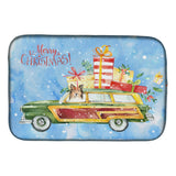 Caroline'S Treasures Ck2421Ddm Merry Christmas Sheltie Dish-Drying-Mats, 14X21, Multicolor