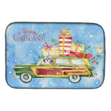 Caroline'S Treasures Ck2423Ddm Merry Christmas Shih Tzu Puppy Cut Dish-Drying-Mats, 14X21, Multicolor