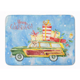 Caroline'S Treasures Merry Christmas Chihuahua Machine Washable Memory Foam Mat Doormats, Multicolor