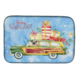 Caroline'S Treasures Ck2463Ddm Merry Christmas Pug Dish-Drying-Mats, 14X21, Multicolor