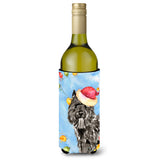 Caroline'S Treasures Ck2470Literk Christmas Bouvier Des Flandres Wine Bottle Hugger Cold-Beverage-Koozies, 750 Ml, Multicolor,