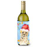Caroline'S Treasures Ck2474Literk Christmas Lights Cairn Terrier Wine Bottle Hugger Cold-Beverage-Koozies, 750 Ml, Multicolor,